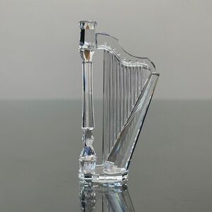 Swarovski Crystal Harp Figurine Music Melodies Musical Instrument 169245